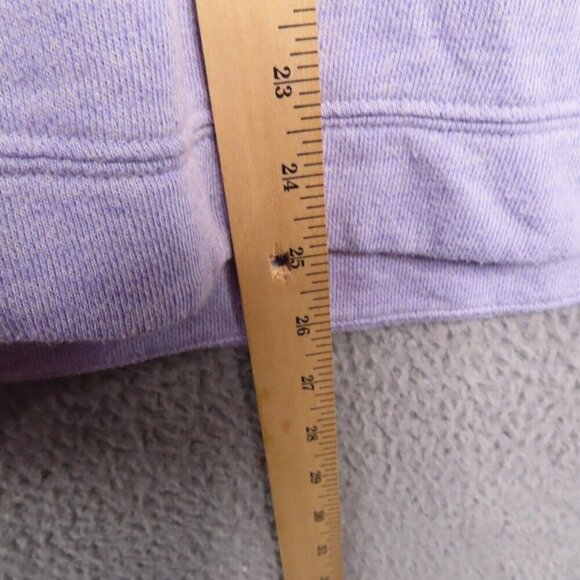 Vineyard Vines Sweatshirt Small Purple Cowl Neck Thumbholes Distressed Pullover - Picture 7 of 10
